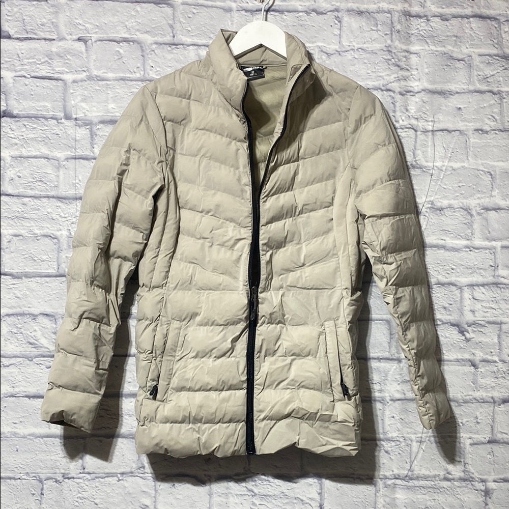 32 jacket Stylish Beige Puffer Jacket